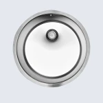 New York 42 Round zlewozmywak stalowy