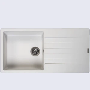 Harlem 10  Pure White zlewozmywak granitowy