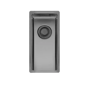 New York 18x40 Gun Metal II zlewozmywak stalowy