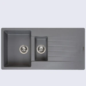Harlem 15 Grey Silvery zlewozmywak granitowy