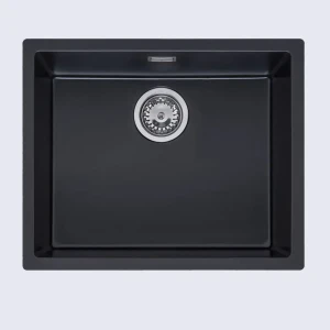 Texel 50 Pure Black zlewozmywak granitowy