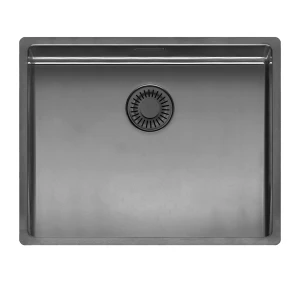 New York 50x40 Gun Metal II zlewozmywak stalowy