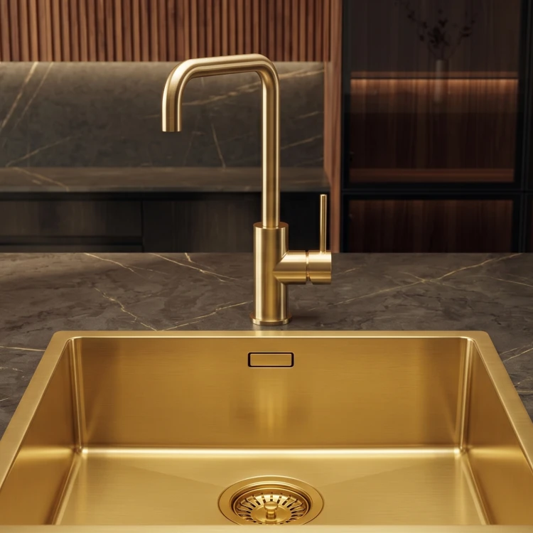 Crystal gold II Reginox PVD