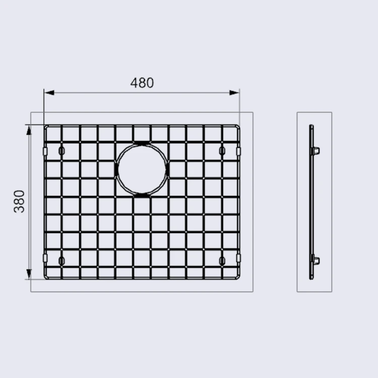 Ruszt 50x40 rys