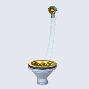 Odpływ złoto z okrągłym przelewem