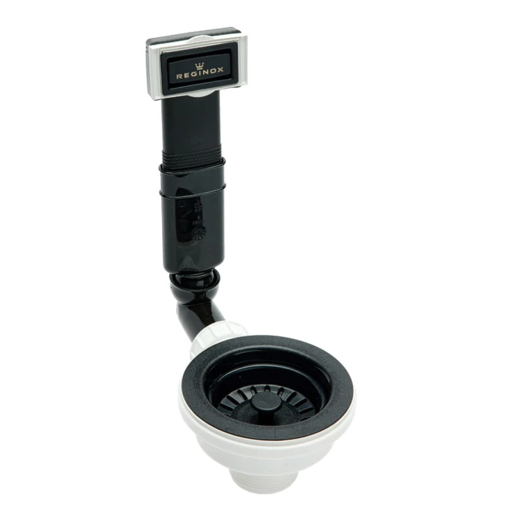 Odpływ Pure Black M2400 z prostokątnym przelewem